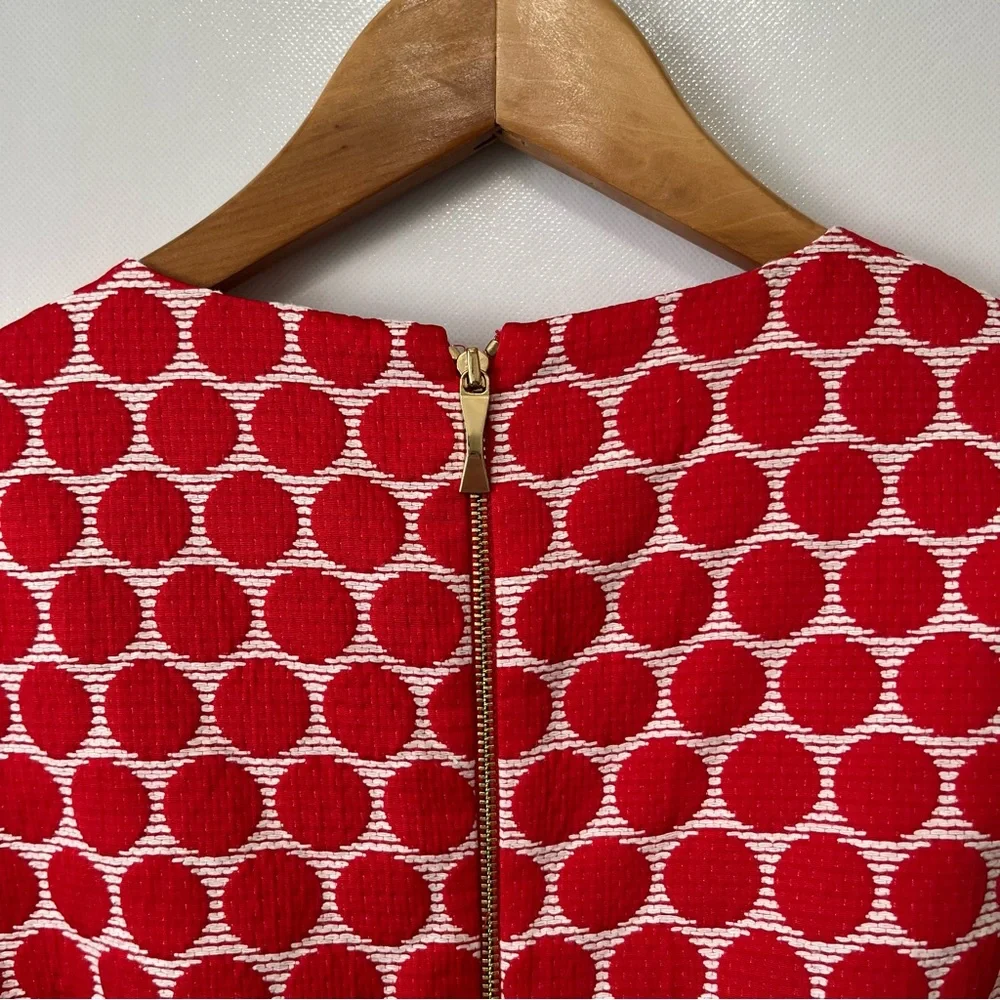 Kate Spade Cory Dress Red Polka Dot Fit & Flare - Picture 6 of 10